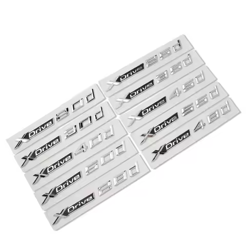 Car Trunk Stickers For BMW X1 E87 F48 X3 F25 E83 X4 X5 E70 F15 X6 E71 F16 X7 XDrive 18d 20d 30d 40d 