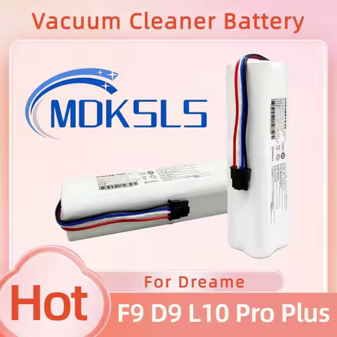 14.4V 9800mAh Li-Ion Replacement Battery for Dreame D9 F9 L10, D9 Pro, D9 MAX, D10 Plus, D10s, L10s 