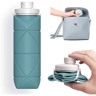 Tyso Collapsible Water Bottles Leakproof Valve Reusable BPA Free Silicone Foldable Travel Water Bott