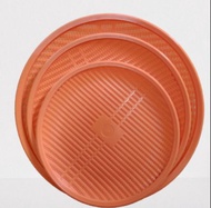 High Quality Plastic Bilao Size 10'' 12'' 14'' Reusable Plastic Round Bilao Food Storage Party Plate