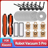Vaccum Cleaner Hepa Filter Xiamoi Robot Accessories Main Side Brush Mop Dust Bag Spare Part OV21GL