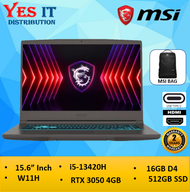 MSI THIN 15 GF63 12UCX-3416MY/ B13UC-3414 (i5-12450H 8GB/16GB 512GB/1TB SSD RTX2050/3050 4GB 15.6" W