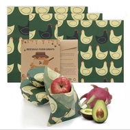 3pcs Beeswax food wrap