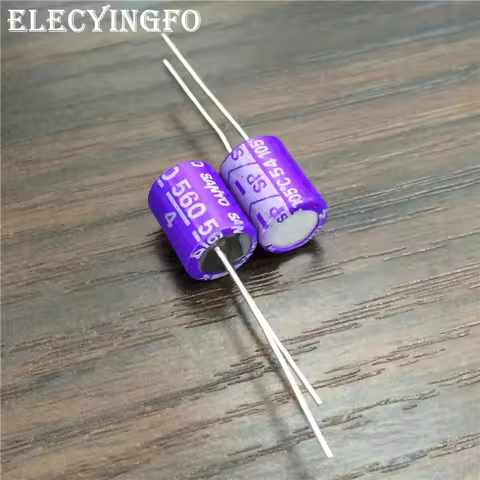 10Pcs/100Pcs 560uF 4V SANYO OS-CON SP 8x11mm Ultra Low ESR 4V560uF 4SP560M TOP Grade Solid Capacitor