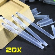 20pcs Gel Pen Shell Ballpoint Pen Shell Transparent Pen Cover Clear Pen Cover Ah