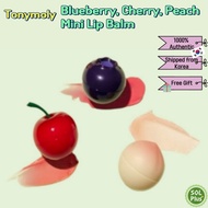 Tonymoly Blueberry Cherry Peach Mini Fruit Lip Balm