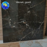 granit 60x60 motip hitam marmer