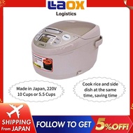 TIGER Tacook Rice Cooker JAX S18W 1.8l With 10 Cups Or JAX S10W 1l With 5.5 Cups Overseas Voltage 220-230v Micom Made In Japan Shipping From Japan