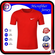 T Shirt Microfiber Berkualiti White Nike's Promosion Jersey Family Mens Womens Training Wear Eyelet 