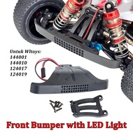 LED Light Plastic Bumper 144001 124017 124019 Wltoys RC Car Hobby