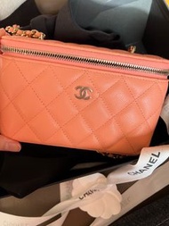 💗限量Chanel 全新現貨 Chanel vanity case 長盒子小方盒 方盒子 VIP