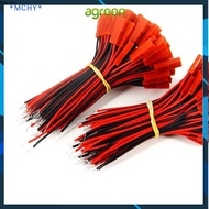 AG 10Sets Micro Mini JST Connector Male Female Plug Wires Cables Socket 100MM 26AWG 2 Pin For RC Lip