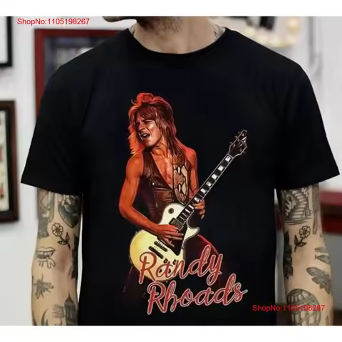 Vtg Randy Rhoads Live In Concert Cotton Black T Shirt Good new hoT vintage Washed Unisex Breathable 