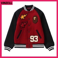 Jaket Varsity Big Size ( S - 6XL ) BAPE Bathing Ape 93 Jacket Baseball Bomber Oversized XXL XXXL 4XL