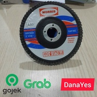 Flap Disc or 4 Inch Sandpaper Grinder MORRIS Grit A60 - 80