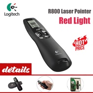 Logitech R800 Wireless Presenter Laser Pointer 2.4GHz Remote Control PPT USB Presentation Red Light