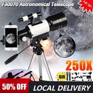 F30070M Single-tube High-definition Telescope, Space Astronomical Telescope with Viewfinder, Large-a