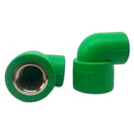 Keni Drat In Ppr Rucika 1/ 2 Inch Female Elbow 20Mm Kdd 20 Mm Ppr Female Thread Elbow 0.5 Inch