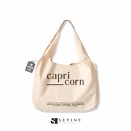 Sevine Tote Bag Kanvas Tas Wanita Kuliah Fashion Laptop Totebag Aesthetic Zodiac Series - CZ