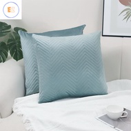 EZ 45CM High Quality Velvet Plush Sofa Pillow Plaid Elegant Soft Throw Decor for Home Living Sofa Pi