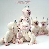 MESHOPMY Handmade Doll Home Decor Zombie Baby Resin Haunted Doll