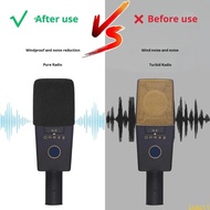 Lidu11 Washable Foam Mic Cover For C414 Clear Vocal Recording In Studio Or Home