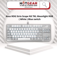 Asus ROG Strix Scope NX TKL Moonlight RGB (White) Blue switch New Genuine 24T