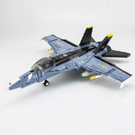 Military Series Compatible Legao Blocks MOC Aircraft F16 Jet Fighter Building Blocks F16 Fighter Mod