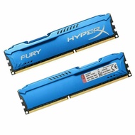 【จัดส่งฟรี】Kingston Hyperx DDR3 RAM 16GB(2x8GB)1866MHz 1.5V FURY DIMM 240Pin PC3-14900U Gaming Deskt