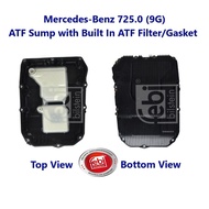 Mercedes 725.0 (9 Speed) Gearbox Oil Sump c/w Filter + Gasket : W205 C205 W212 W213 C207 C238 X253 R