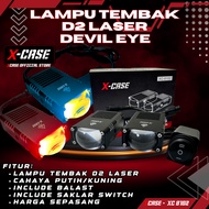 X-Case D2 Laser Slim Devil Shooting Light Plus On Off Switch White Yellow Ballast Universal XC 8102