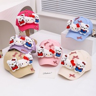 Children's Leisure Baseball Cap With 3D Cartoon Cat Pattern For Boy And Girls Hats Suitable For 2-6 