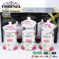 Toples Kaca Fiorenza Set 3 Pcs / Toples Christy