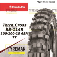 Swallow Terra Cross SB-114R 100/100-18 M/C 65M TT (2021) (MOTOCROSS)