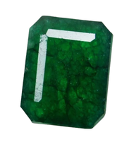 Natural 25.50 Ct Emerald Cut Colombian Green Emerald Loose Gemstone