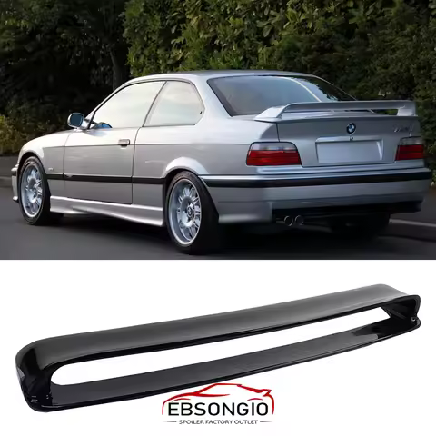 For BMW 1992-1999 3 Series E36 M3 Black Rear Trunk Spoiler Wing LTW GT Style