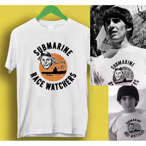 Submarine Race Watchers As Worn By George Harrison T Shirt