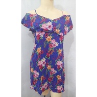 La Vien Rose aqua off shoulder