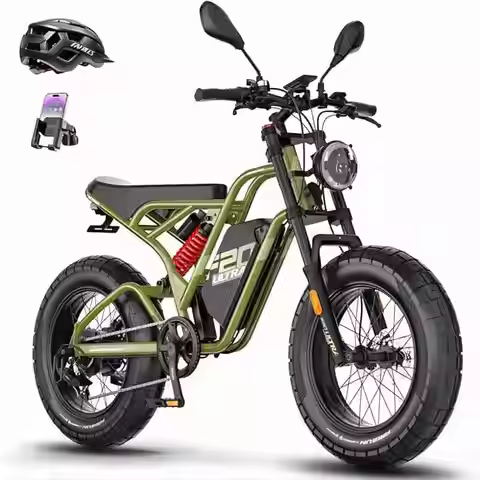 Electric Bike, 25Ah/1200WH Battery, 20" x 5.0" Fatbike, Hydraulic Brakes, 79 N·m, Electric Mountain 