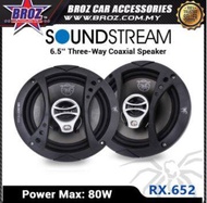 SoundStream RX.652 6.5” 3-Way Coaxial Speaker 80W Peak (40W RMS)