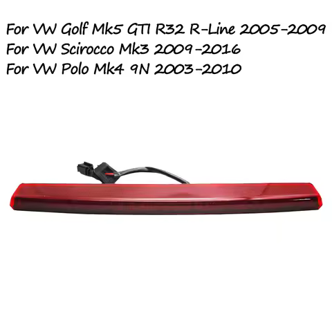 For VW Golf Mk5 GTI R32 R-Line 2005-2009 Scirocco Mk3 2009-2016 Polo Mk4 9N 2003-2010 High Mounted B
