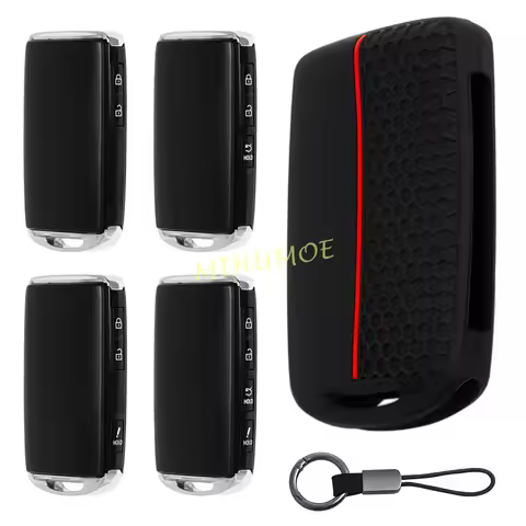 Silicone Car Key Fob Chain Case Cover For Mazda 3 6 CX3 CX5 CX9 CX30 CX50 CX60 CX70 CX90 MX5 MX30 BP