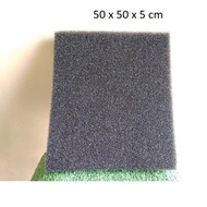 Black foam aquarium biofoam filter black foam filter 50x50x5 cm
