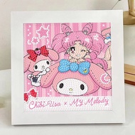 Sanrio Melody Diamond Stickers-Diamond Painting/5D Diamond/DIY Diamond Painting/Tong Diamond/Diamond Painting/Home Decoration/Embroidery Painting/Wall Decoration/Embroidery Painting/Full Diamond Painting/Children Diamond Painting