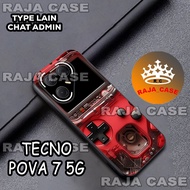 HP [RC18] TECNO POVA 7 5G Case - TECNO POVA 7 5G Casing [MotiF GAMEBOY] - rubber material - all type
