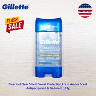 30% Sale!!! EXP.01/26 Gillette® Clear Gel Clear+Dri-Tech Antiperspirant & Deodorant 107g ยิลเลตต์ เจ
