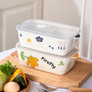 bekas makanan baby bekas makanan bekas makanan budak Ceramic 211 Compartments Lunch Box Bento Box Li