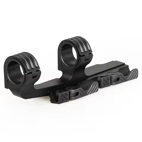 Hunting Riflescope Airsoft Tactical QD 30-35MM Double Rifle Sight Scope Mount For AR15 Laser Metal F