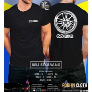 T-shirt Enkei Wheels Logo Car Rims Tshirt Jersey