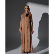 Yusra Abaya by Edhulm Abaya Abaya Dress Muslimah Premium Shimmer Crepe (No Inner)